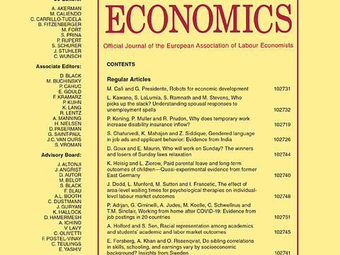 Cover Labour Economics
